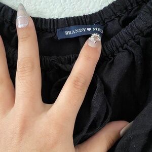 Black Brandy Melville BABYDOLL TOP